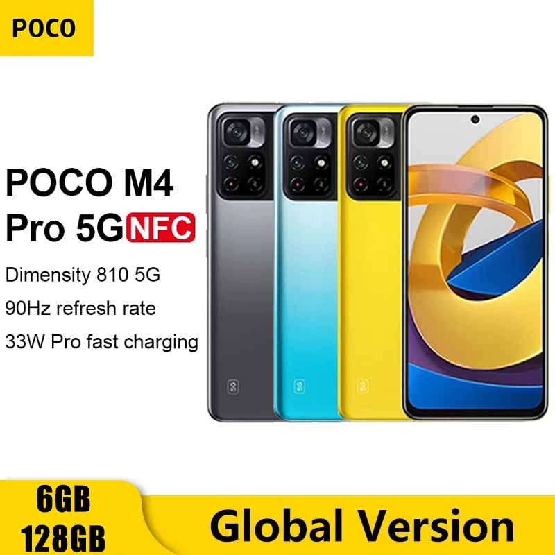 Global Version POCO M4 5G Smartphone 64GB / 128GB Dimensity 700 Octa Core  90Hz 6.58 DotDrop Display