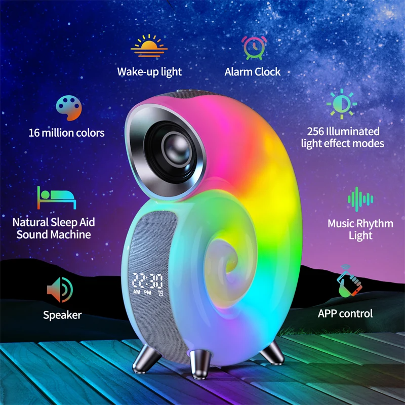 Lampada LED Speaker Blulory Conch Music Light N70 - BLUETOOTH