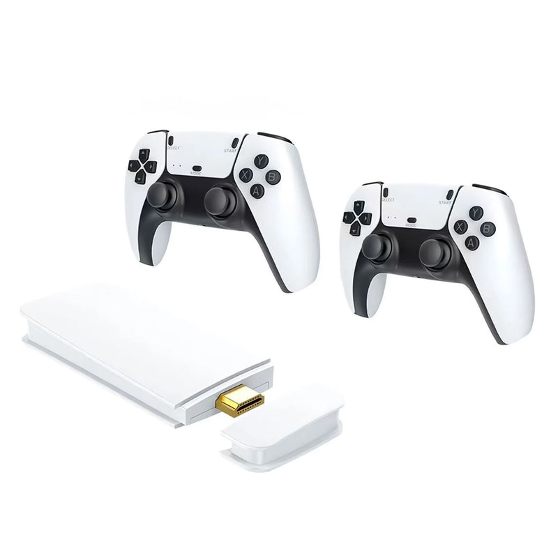 Consola Blulory M15 Pro Game Stick 4K con 2 Controles - Blanco