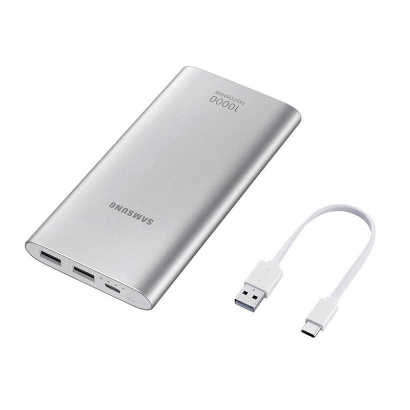 Cargador Portátil USB Samsung Power Bank 10.000 MAH - Gris