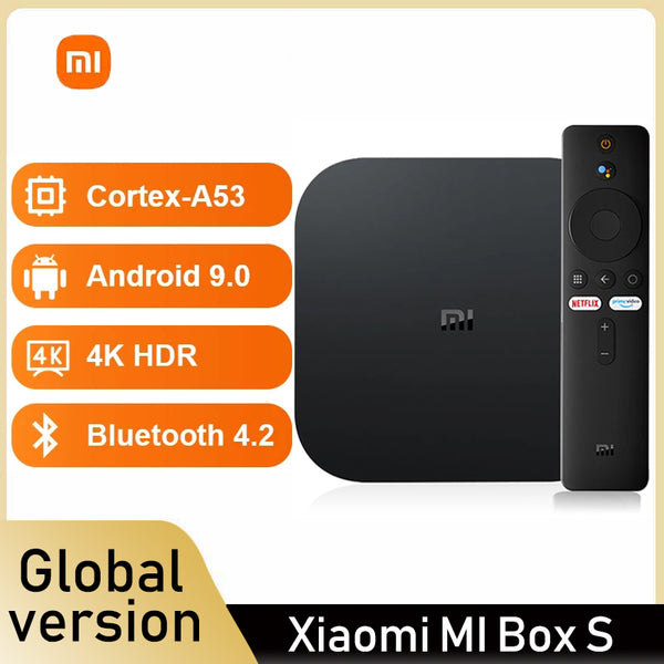 Xiaomi Mi Box S Android 4K TV Box - Black for sale online